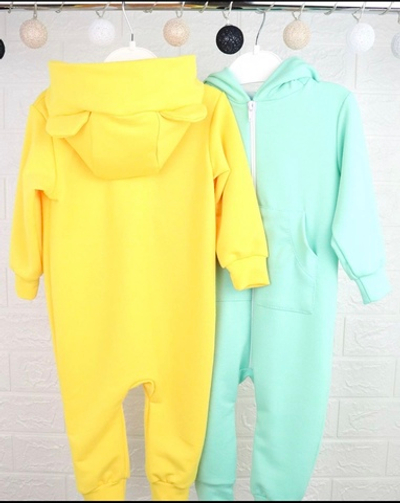 Ромпер з капюшоном «Ведмежа», двунитка