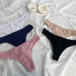 Стрінги в широкий рубчик