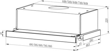 Витяжка Interline SLIM BL A/60/2/T
