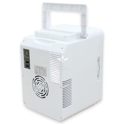 Мини холодильник для косметики, зеркальный, 2 в 1 "Охлаждение + Нагрев", 10л