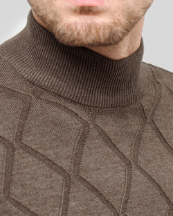 Джемпер чоловічий коричневий (арт. 7662300303)