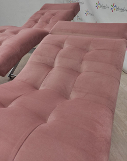 Анатомічна кушетка Tertio Silver для лашмейкерів та бровістів