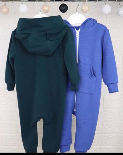 Ромпер з капюшоном «Ведмежа», двунитка