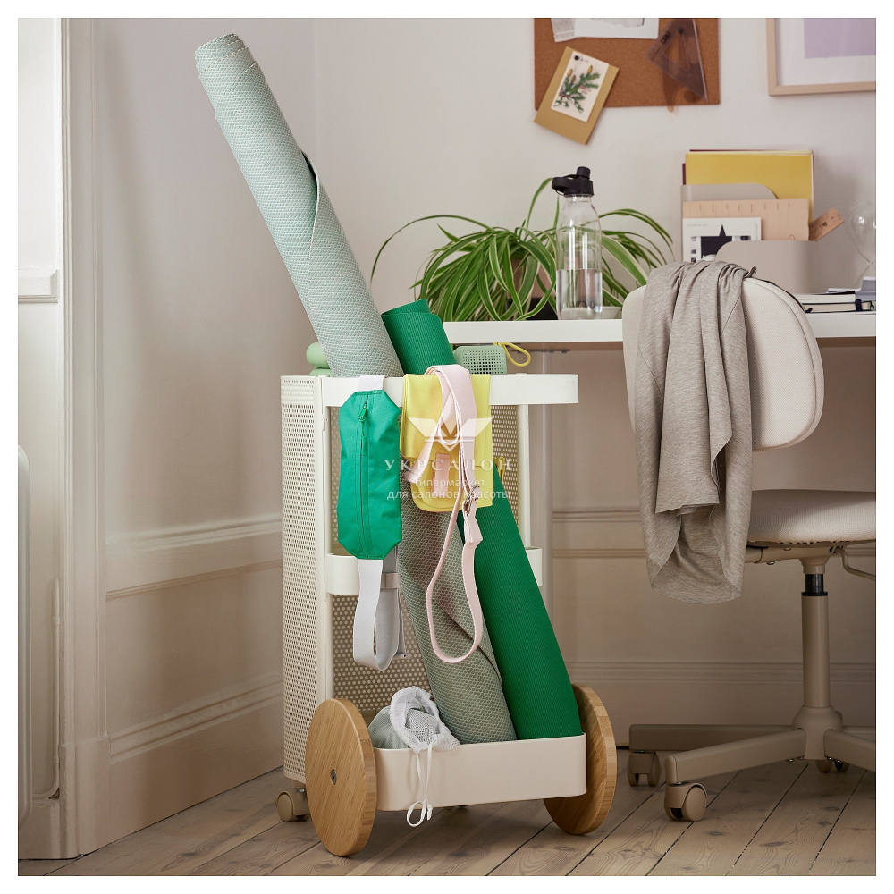 Косметологічний візок Dajlien білий