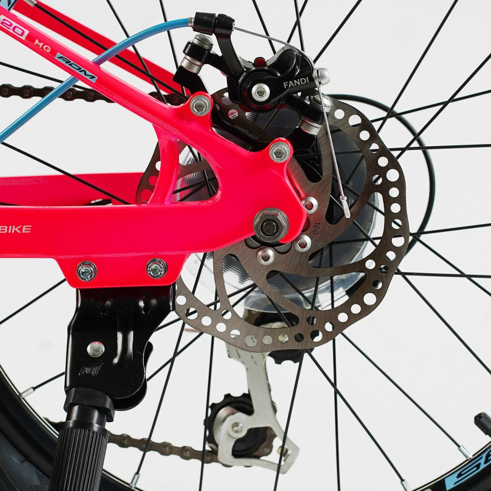 Детский спортивный велосипед 20 дюймов Corso F35 магниевый, оборудование Shimano