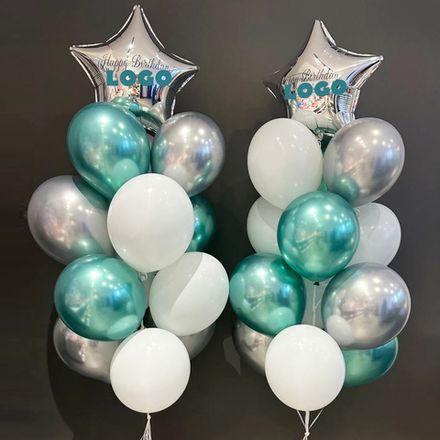 Шарики с гелием и лого