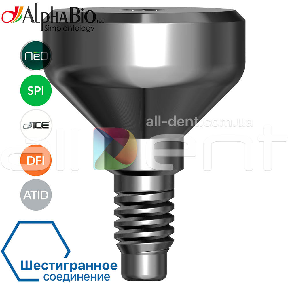 Формирователь десны AlphaBio Шестигранное соединение (IH) 128
