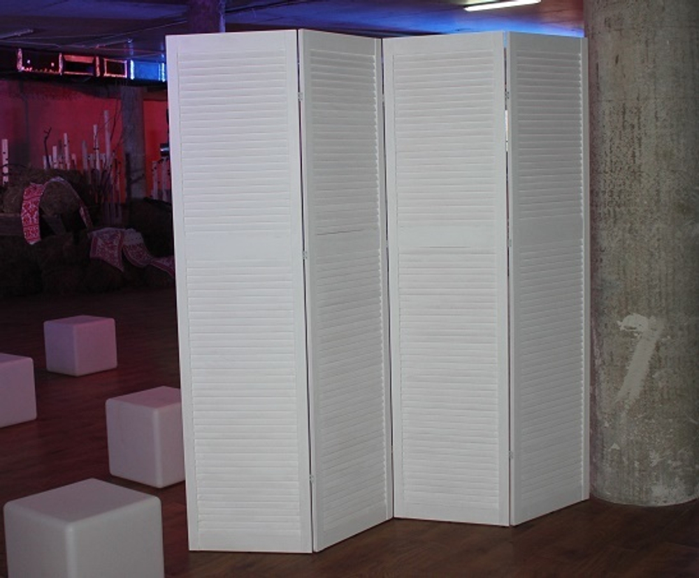 Ширма жалюзі біла