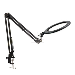 Кільцева настільна світлодіодна лампа LED з регулюванням світла X-LED-10