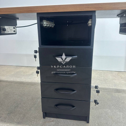 Манікюрний стіл Mark SM-500 black з витяжкою