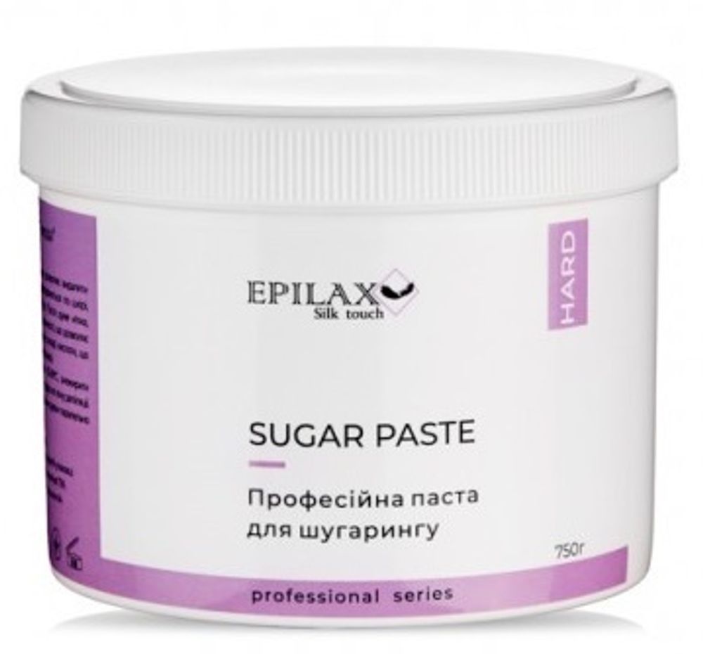 Бескислотная сахарная паста для шугаринга Epilax Professional плотность Hard 750г