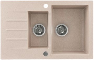 Кухонна мийка KERNAU KGS A 6079 1,5B1D SAND