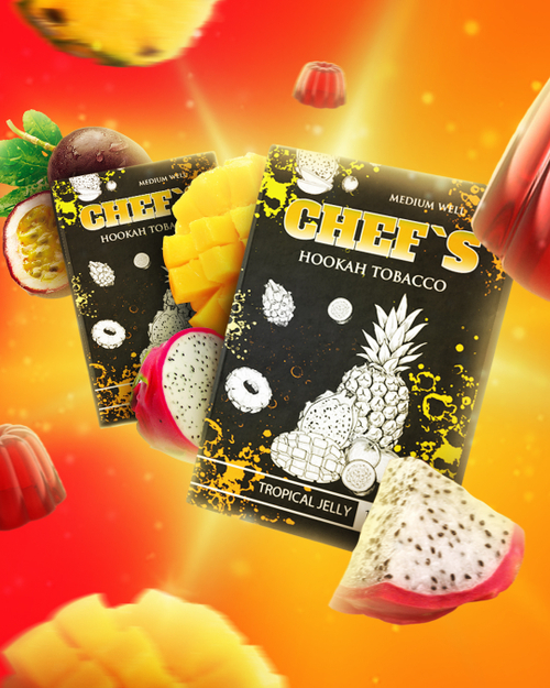 Тютюн для кальяну Chef's Tropical Jelly (Фруктове Желе) 40г | 100г