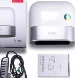 Лампа для манікюру LED + UV Sun 3 нового покоління з кварцовими діодами, 48W