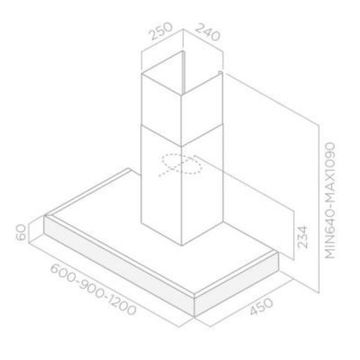 Витяжка ELICA SPOT PLUS IX/A/90