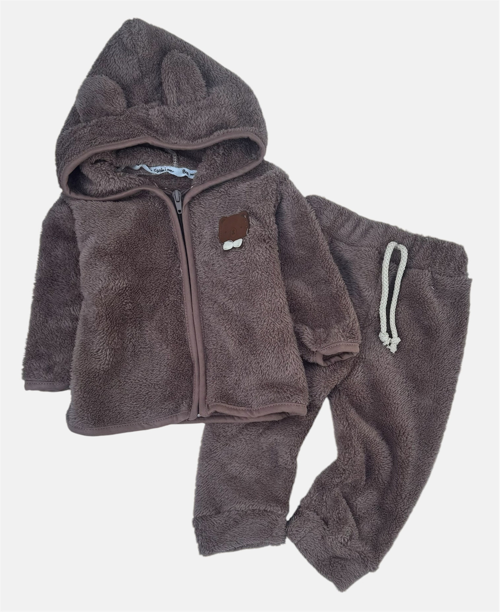 Костюм 2 в 1: кофта, штани "Ведмедик", набивна махра ТМ "Murat Baby"