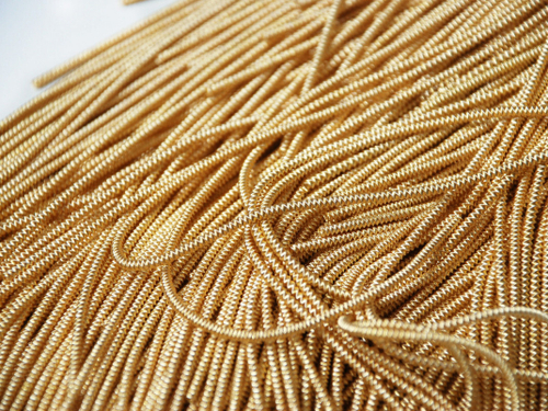 Канітель  фігурна "зигзаг" золота 2,2 мм