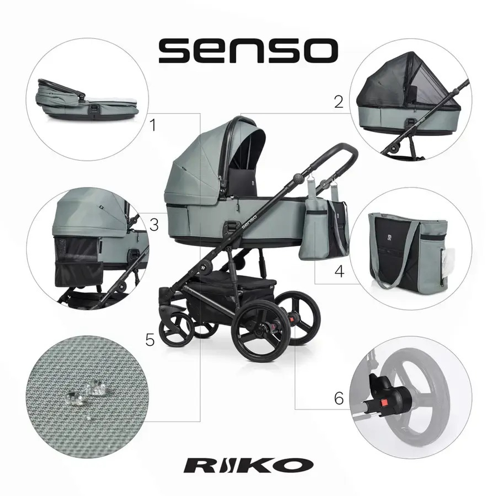 Універсальна коляска 2 в 1 Riko Senso