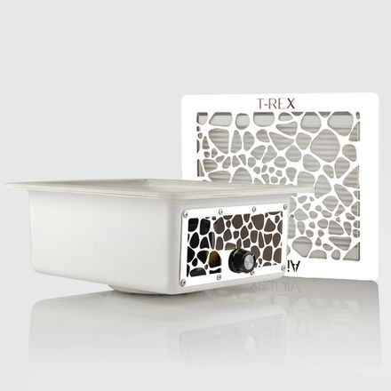 Вбудована манікюрна витяжка T-REX з фільтром, Air Max, нержавіюча White