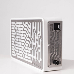 Вытяжка для маникюра настольная Ulka Nano, цвет белый (сетка металлик)