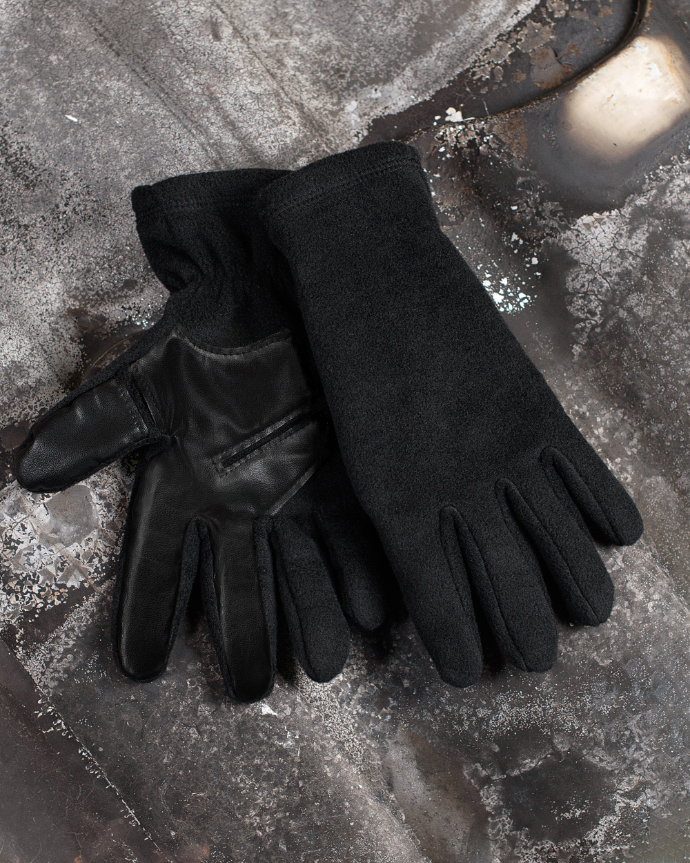 Рукавички тактичні флісові чорні (арт. 9062300102)