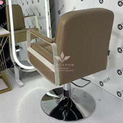 Перукарське крісло Bronx White