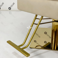 Парикмахерское кресло Bronx Gold с подставкой