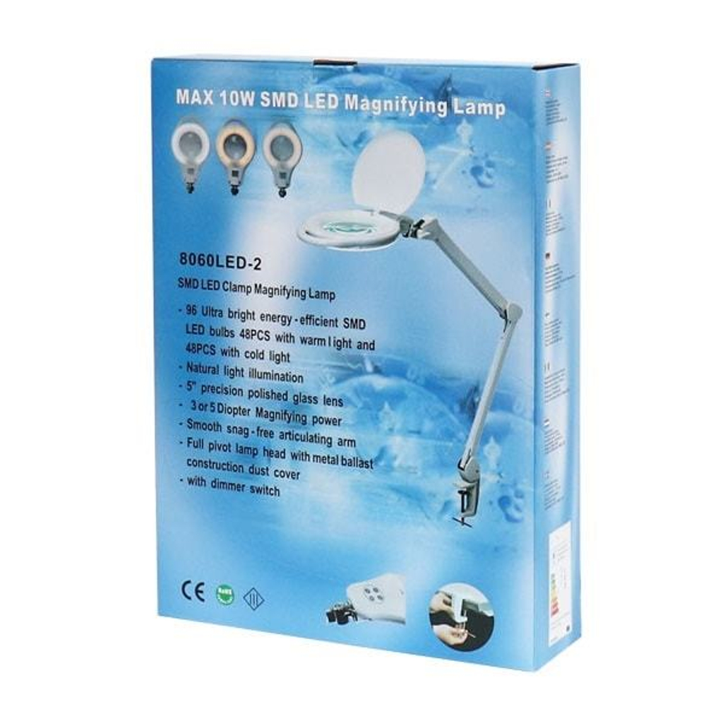 Лампа-лупа 8060 LED (3-5D) с регулировкой яркости