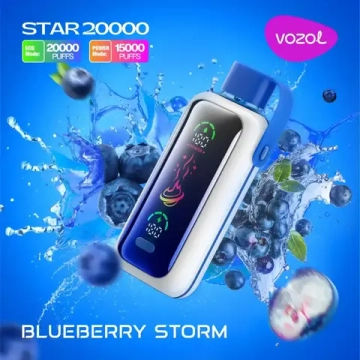 Vozol Star 20000 - Blueberry Storm (5%nic)