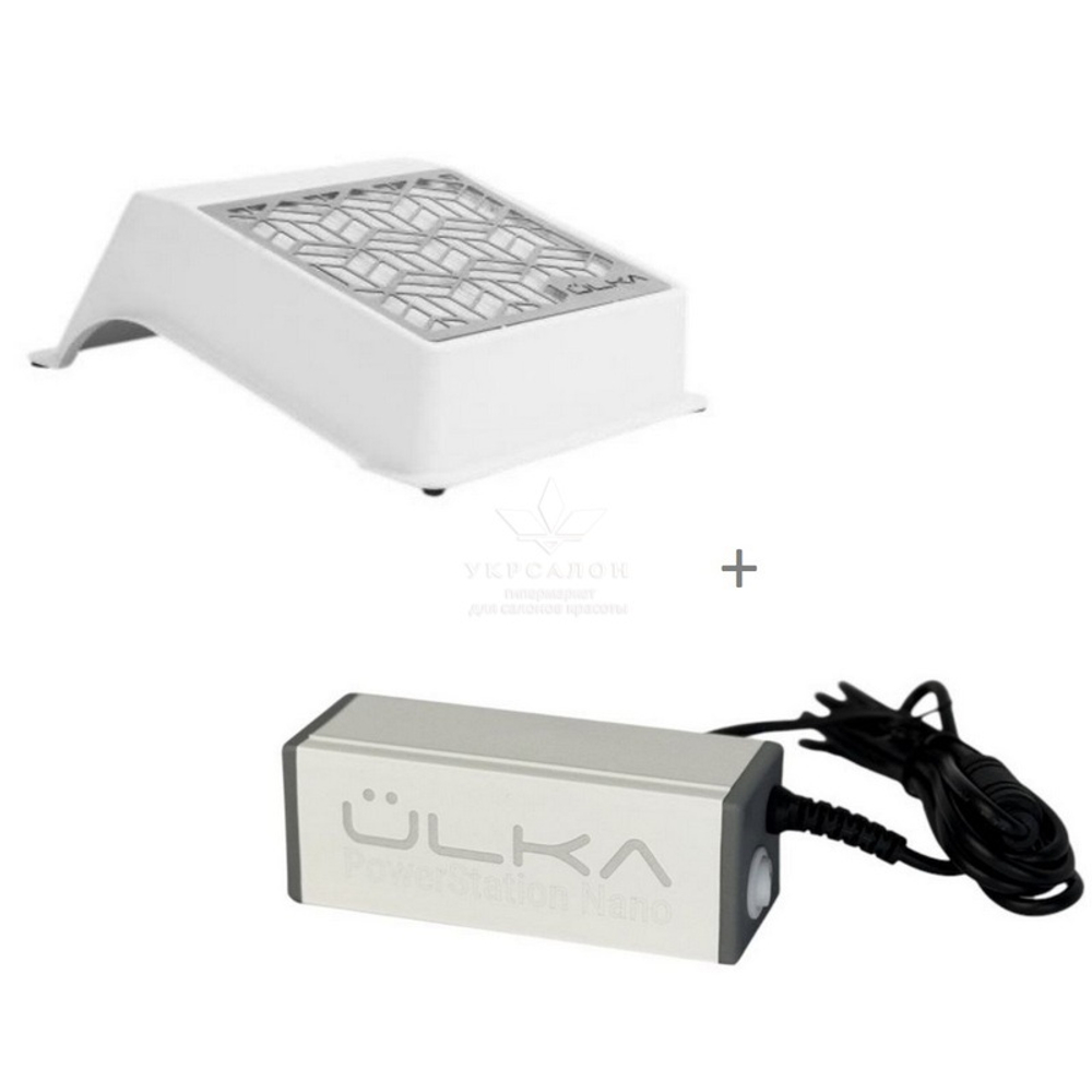 Комплект настольная вытяжка с фильтром Ulka Tiny с повербанком PowerStation Nano