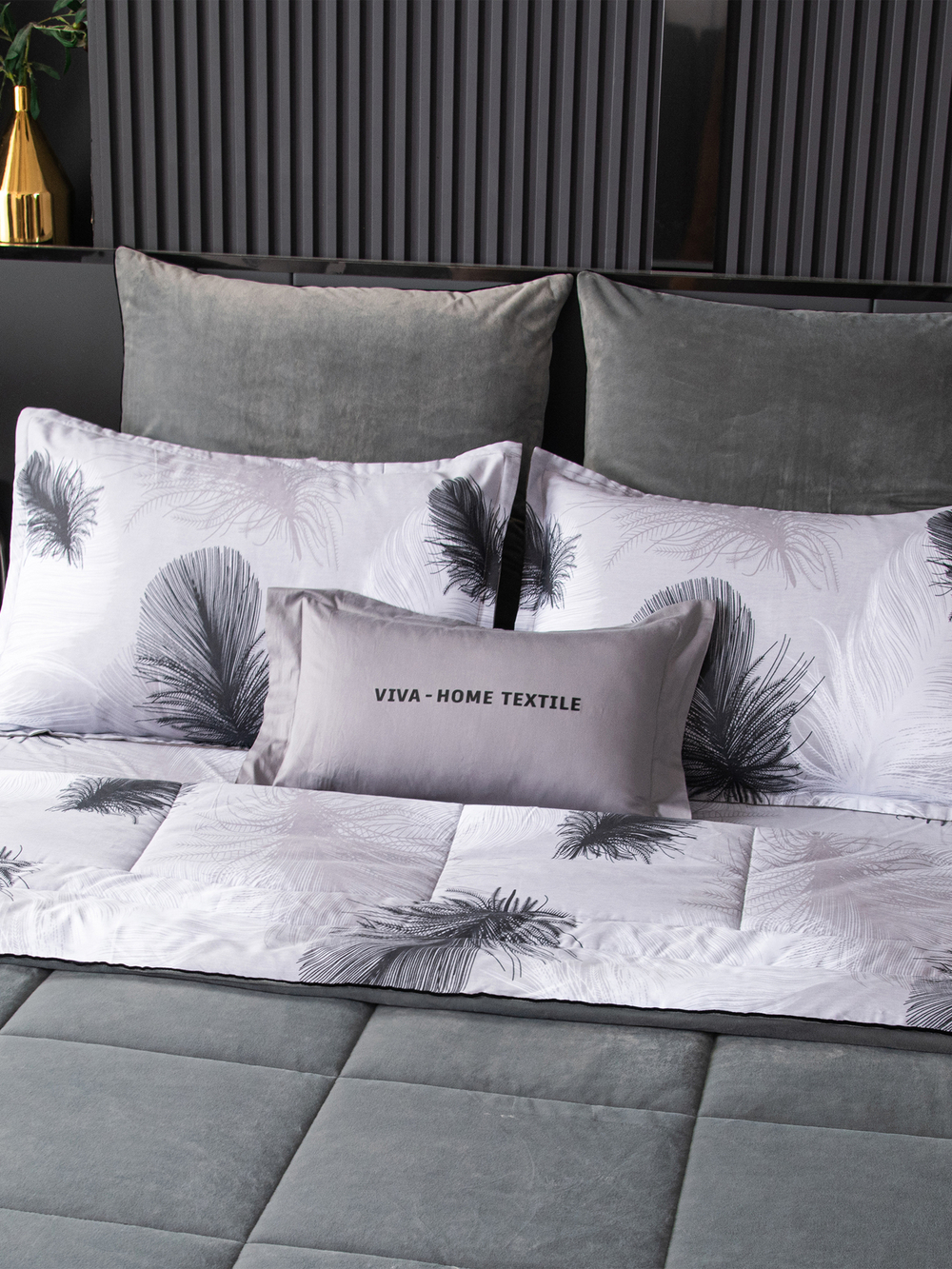 Комплект постельного белья Сатин Velouria Luxe с Одеялом VL013