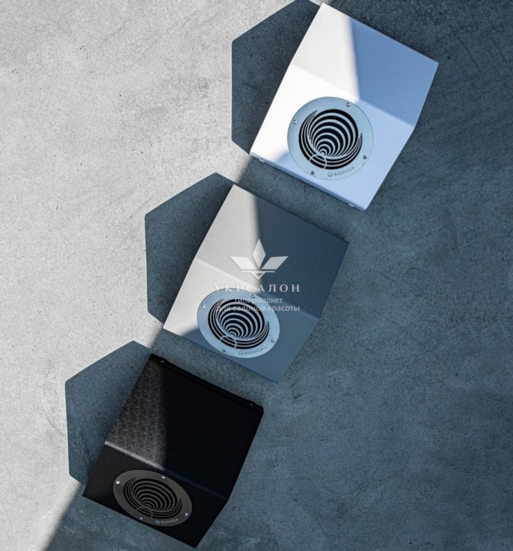 Настільна витяжка з підставкою для манікюру Bioniqa Tabletop V1 Handpad+ Grey