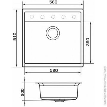 Кухонна мийка Granado Lerida white (0405)