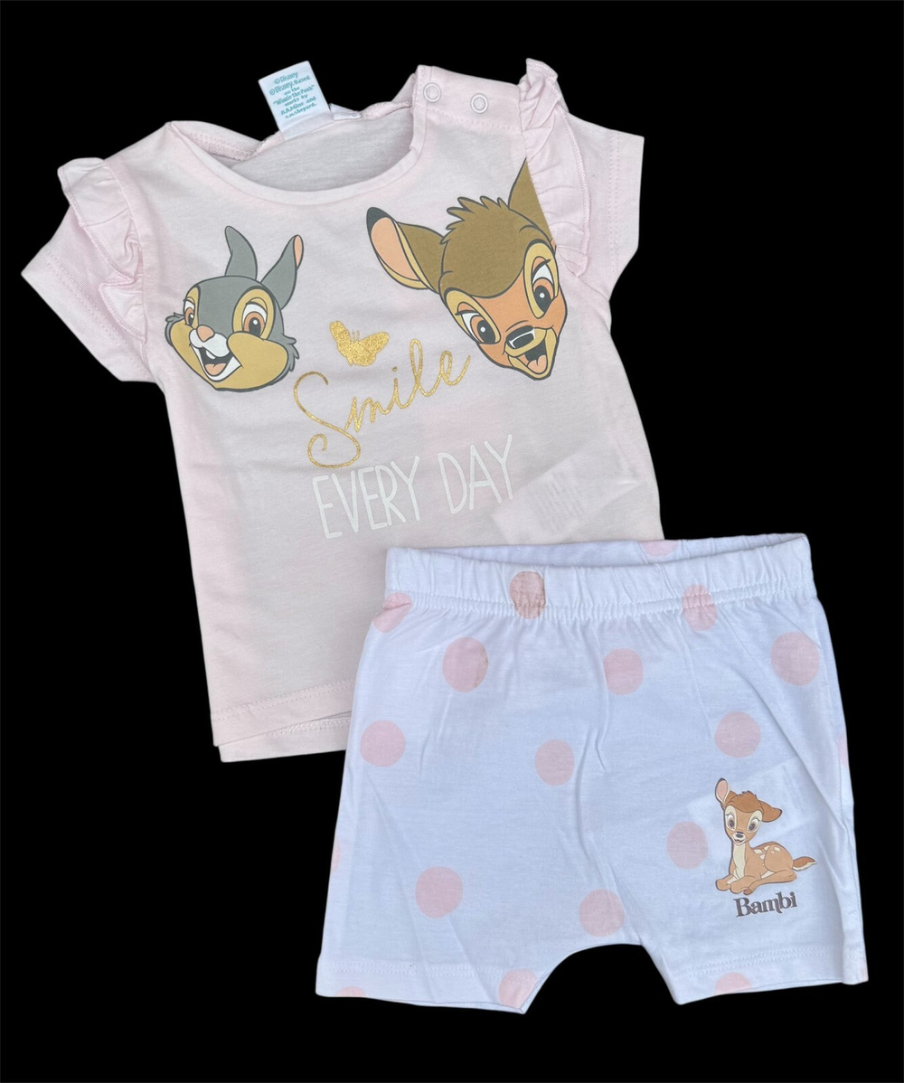 Костюм 2в1: футболка, шорти "Smile", бавовна ТМ "Disney"