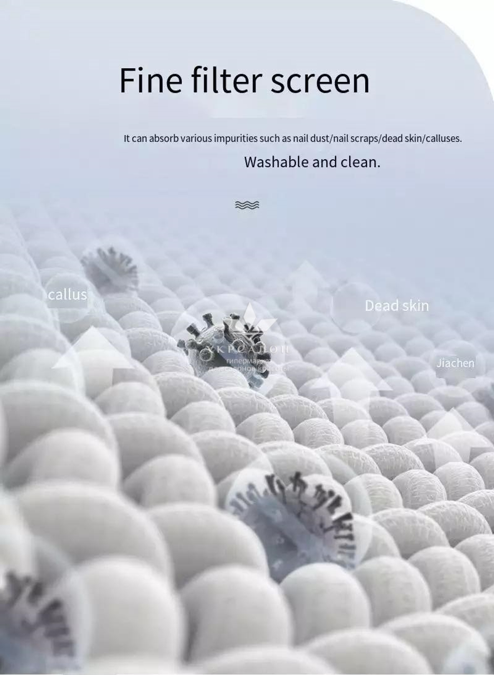 Акумуляторна витяжка для манікюру з HEPA-фільтром