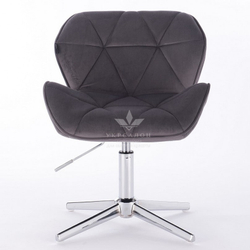 Стільчик клієнта Paris velor cross