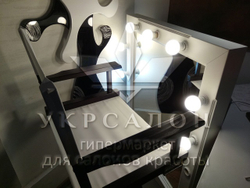 Складной стул для визажа Apolo 5 black