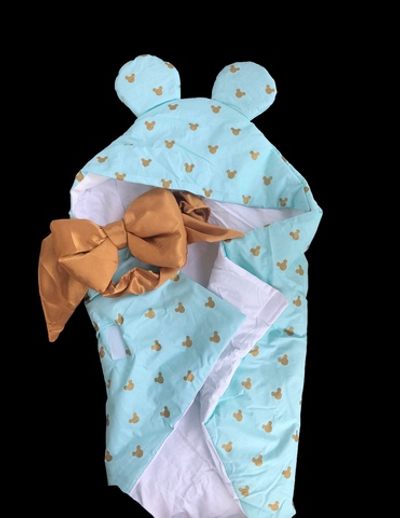 Конверт-ковдра, бавовна, синтепон, 80*80 см