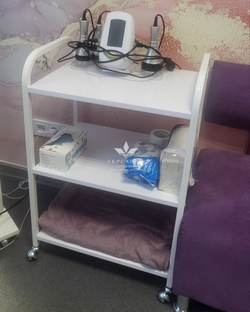 Косметологическая тележка R-24 white