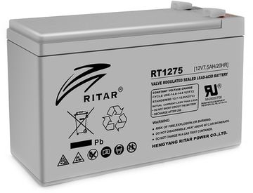 Акумуляторна батарея AGM RITAR 12V 7.5Ah (RT1275)
