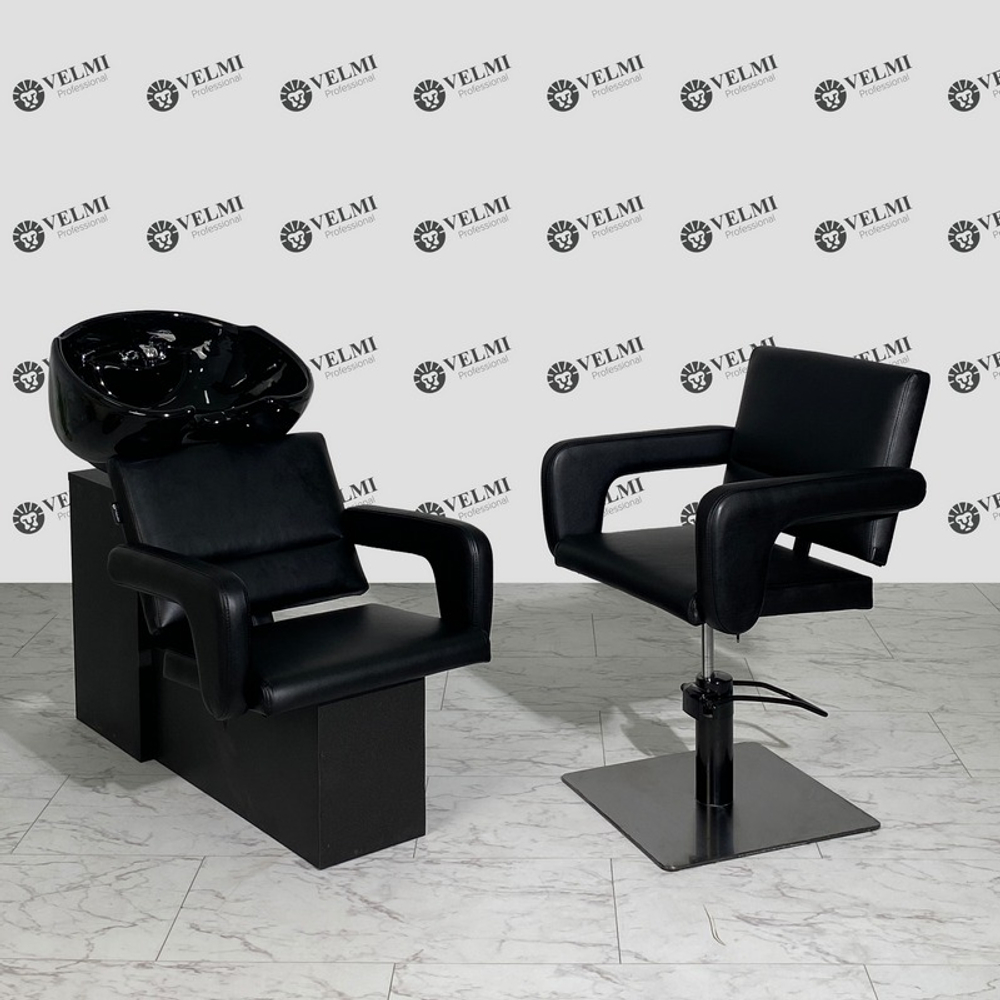 Комплект перукарських меблів Flamingo на квадраті black