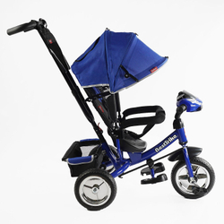 Дитячий триколісний велосипед Best Trike 6588 піна/фара, з батьківською ручкою