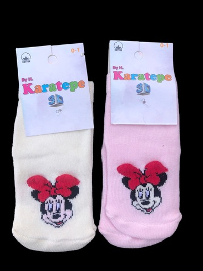 Шкарпетки "Мінні", котон ТМ "Karatepe socks" (0-6 міс)