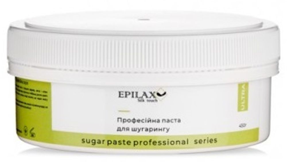 Бескислотная сахарная паста для шугаринга Epilax плотность Ultra soft, 450г