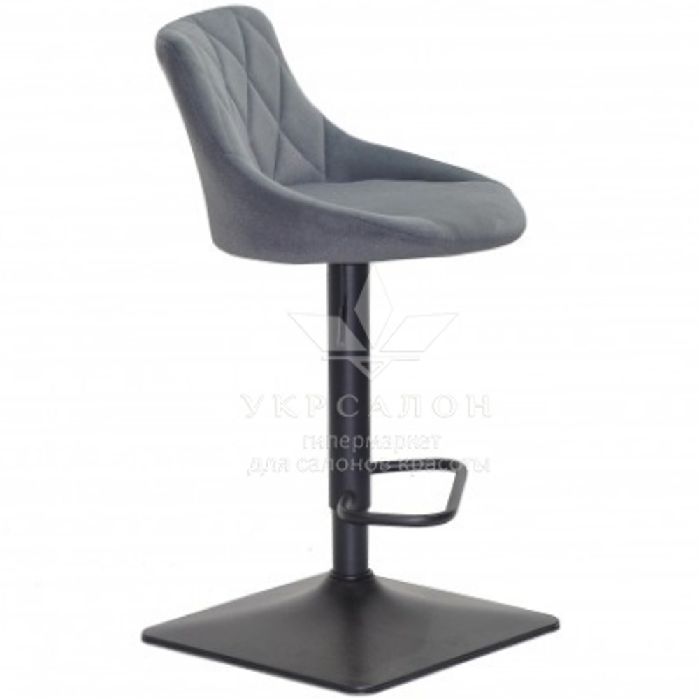 Стільчик для визажу Lari black quadro Velor