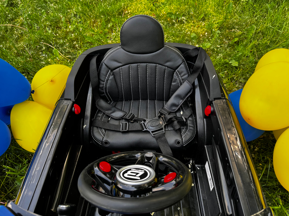 Дитячий електромобіль поліцейська машина Bambi M 4842EBLR