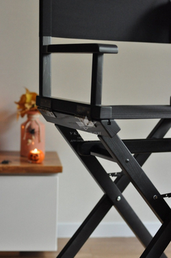 Складной стул для визажа Apolo 5 black