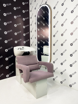 Перукарська мийка Cheap Flamingo white