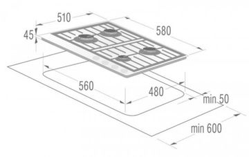 Варильна поверхня газова Gorenje GT641UW