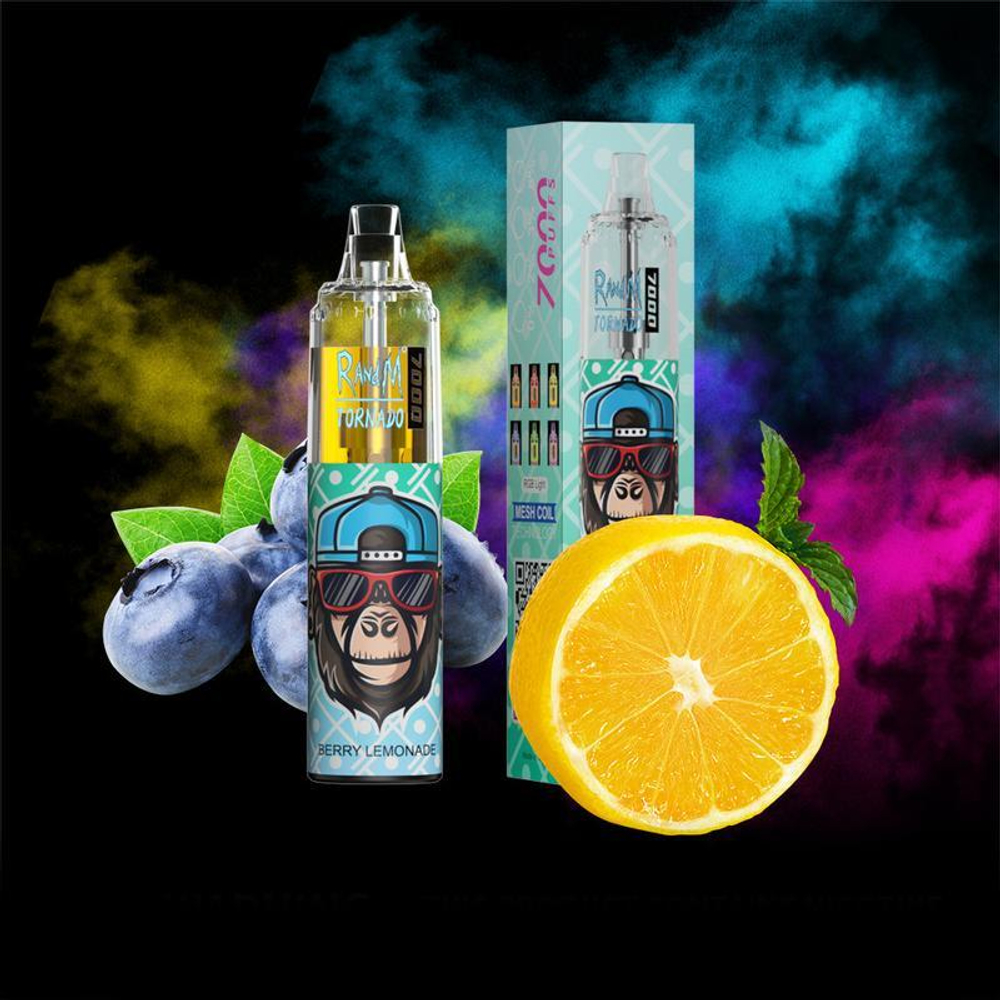 RandM Tornado 7000 Berry Lemonade 5% nic